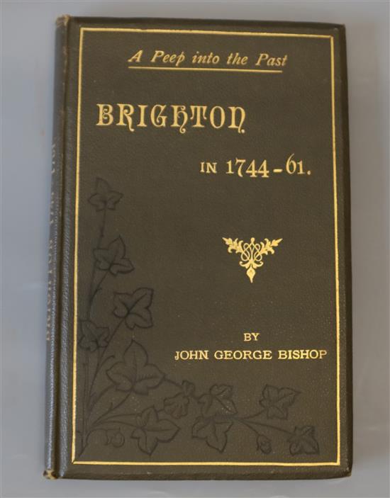 Brighton Interest: Roberts, Henry D - A History of the Royal Pavilion, Brighton, London 1937; Melville, Lewis - Brighton, London 1909;